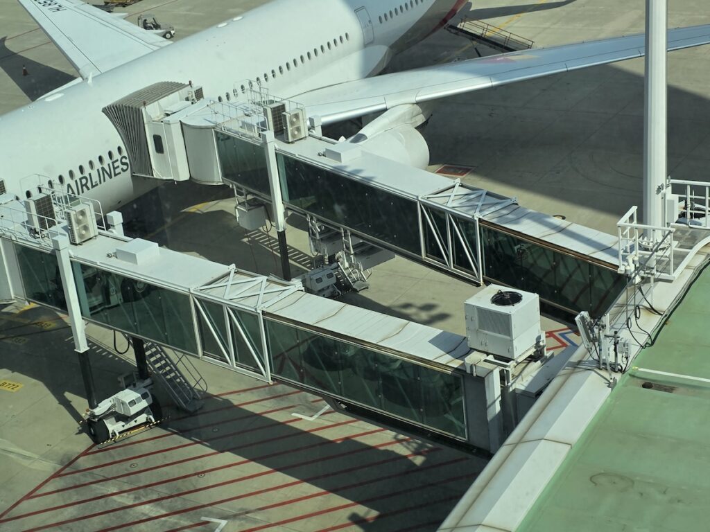 camp-humphreys-to-incheon-airport-departure-gate A departure gate at Incheon Airport, showing the final step after traveling from Camp Humphreys to Incheon Airport
