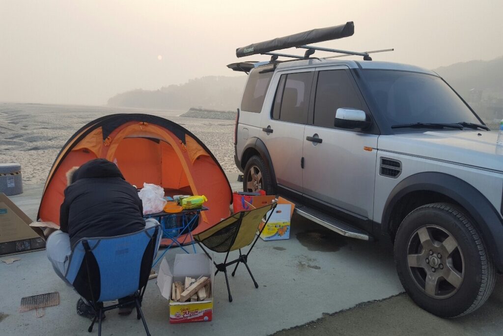 chabak-car-camping-ganghwa-mudflat Personal chabak (car camping) experience with an SUV at Ganghwa Island Mudflat