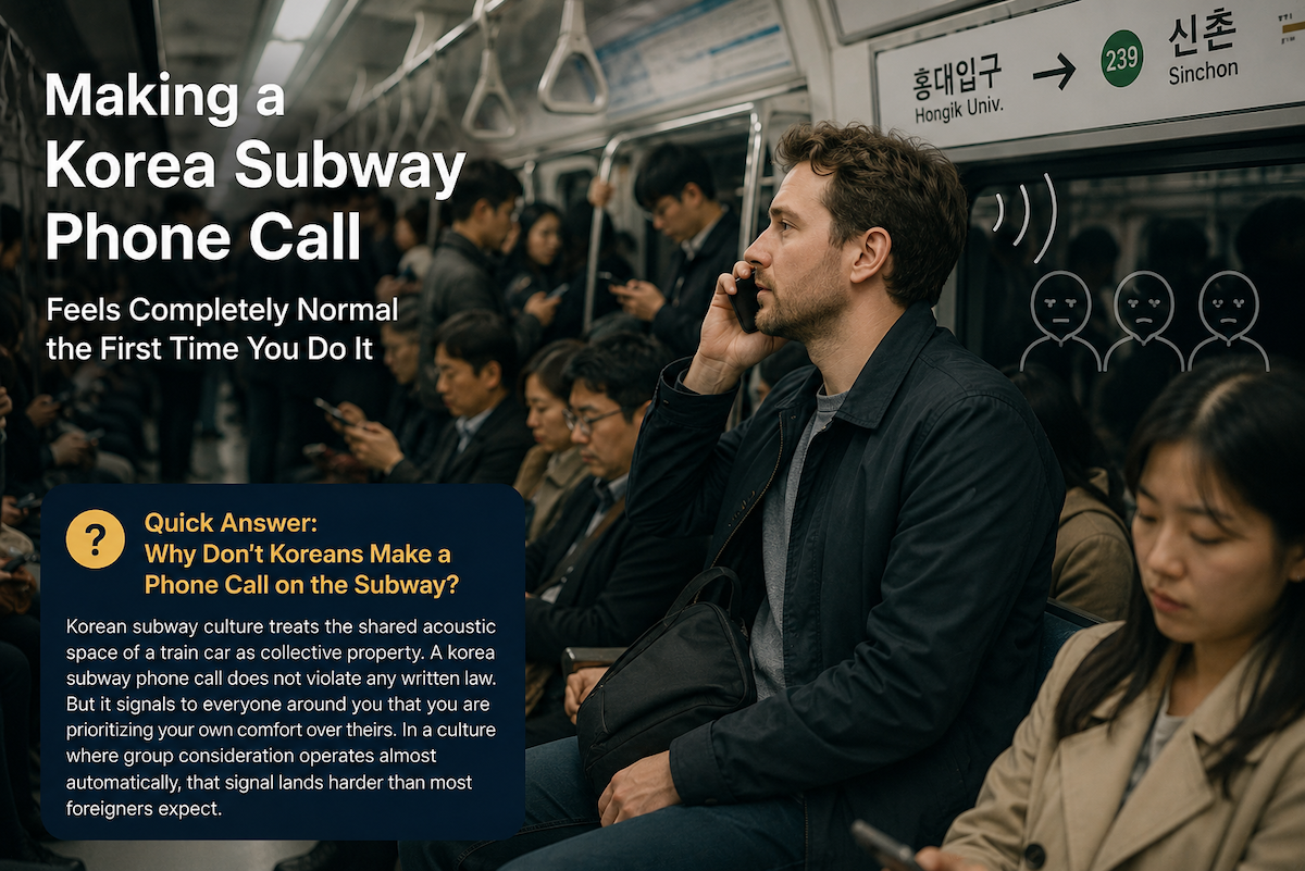 Korea Subway Phone Call: Why Koreans Go Silent — And What Happens If ...