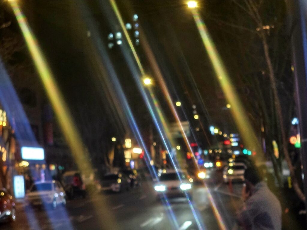 A curated collection of photographs capturing the silent, cold, and isolated atmosphere of Seoul at night, used to illustrate the social and digital isolation of living without an Alien Registration Card (ARC) in the Life in Korea Without ARC field report.