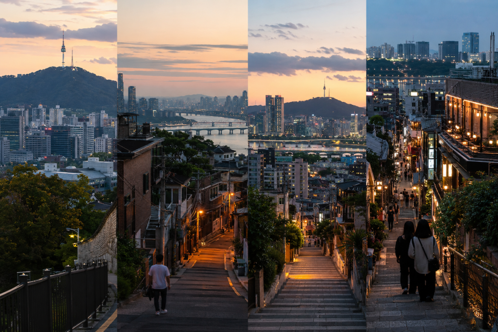 what-shoes-to-wear-in-seoul-hills-long-walks What shoes to wear in Seoul for hilly streets, long walks, Namsan views, subway stairs, and uneven neighborhood paths