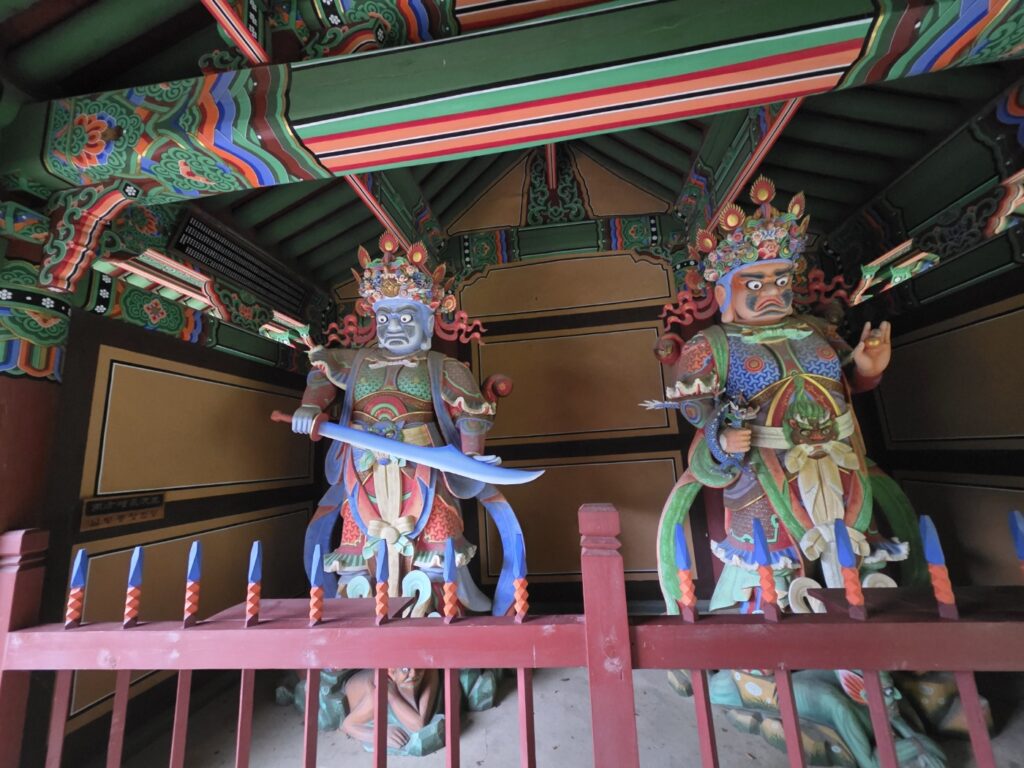 yongmunsa-bodhisattva-statue “Bodhisattva statue inside Yongmunsa Temple symbolizing compassion and Korean Buddhist heritage”