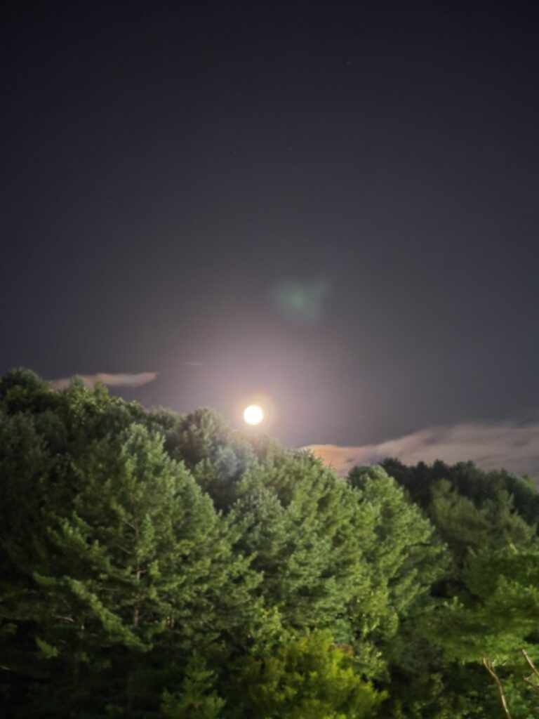 yumyeongsan-valley-moonlight “Moonlight reflecting on the water in Yumyeongsan Valley, creating a serene night view”